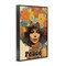 Stupell Industries Peace Groovy Afro Girl Framed Giclee, design by Sasha